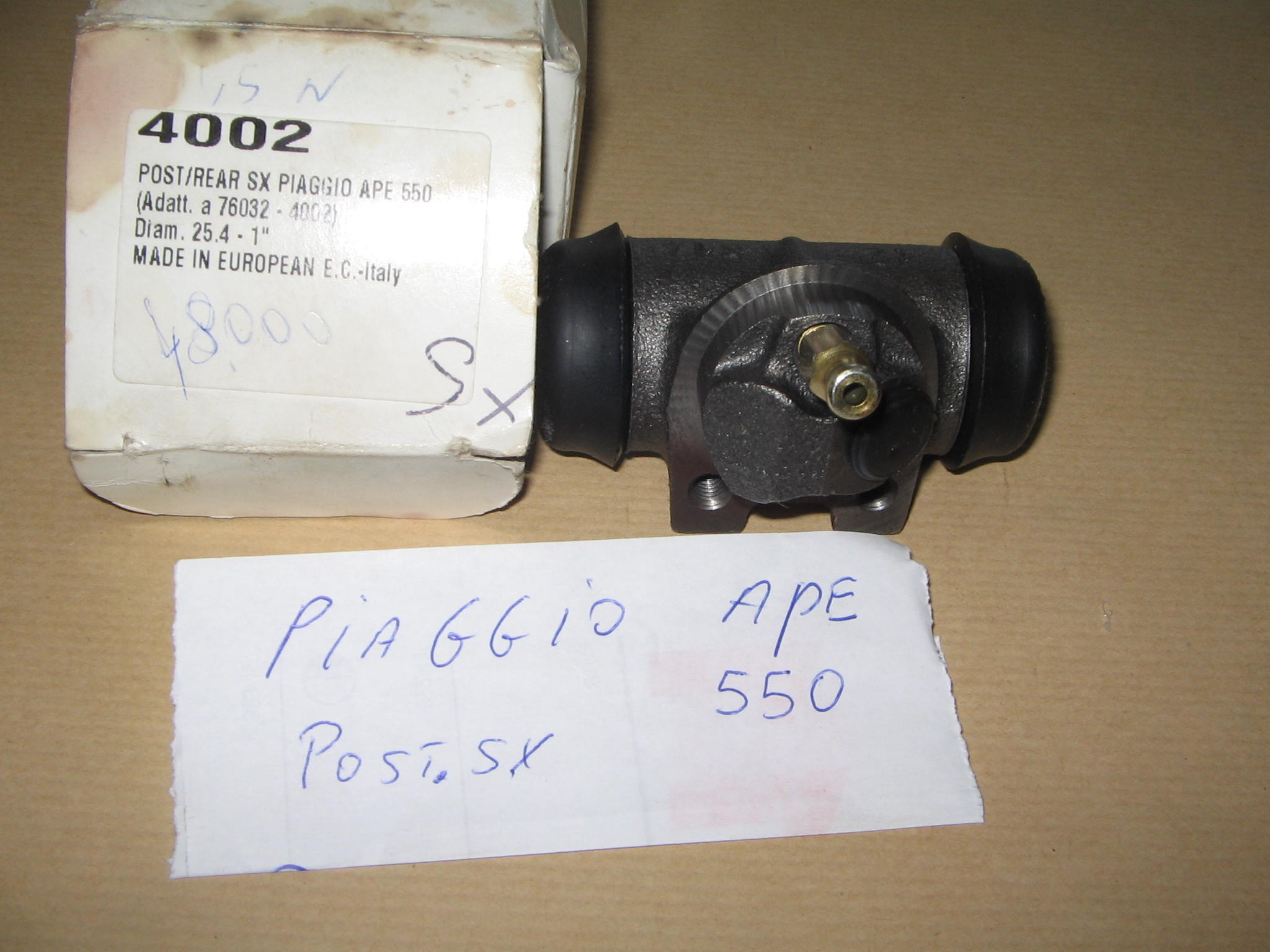 PIAGGIO APE CILINDRETTO POST. SX N.1.071